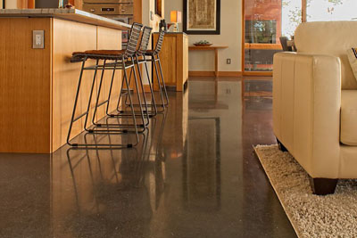 View an assortment of jobs where ground and polished concrete is used as an interior floor
